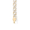 Thumbnail Image 2 of 10K Semi-Solid Gold Diamond-Cut Rambo Chain Bracelet - 7.5&quot;