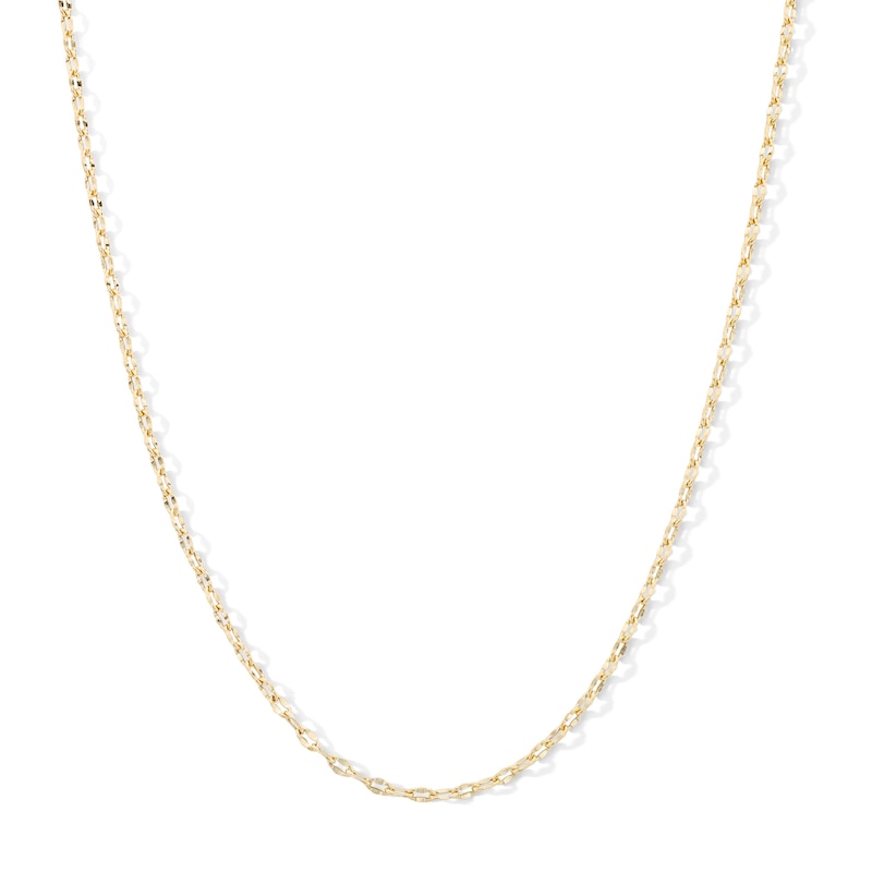 Main Image 1 of 10K Semi-Solid Gold Forzentina Chain - 18&quot;