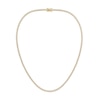 Thumbnail Image 2 of ​​​​​​​​​​​​​​10K Gold 3 CT. T.W. Lab-Created Diamond Tennis Necklace