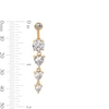 Thumbnail Image 2 of Yellow Ion Plated CZ Heart Dangle Belly Ring - 14G 3/8&quot;