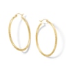 Thumbnail Image 1 of 10K Hollow Gold Diamond-Cut Hoops