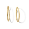 Thumbnail Image 1 of 10K Hollow Gold Diamond-Cut Hoops