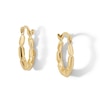 Thumbnail Image 1 of 10K Hollow Gold Lightweight Hoops