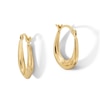 Thumbnail Image 1 of 10K Hollow Gold Statement Hoops