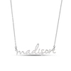 Thumbnail Image 1 of Sterling Silver Lowercase Name Rolo Necklace - 16&quot;