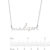 Thumbnail Image 2 of Sterling Silver Lowercase Name Rolo Necklace - 16&quot;