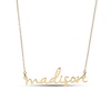 Thumbnail Image 1 of 14K Gold Plated Lowercase Name Rolo Necklace - 16&quot;