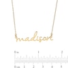 Thumbnail Image 2 of 14K Gold Plated Lowercase Name Rolo Necklace - 16&quot;