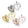 Thumbnail Image 3 of Butterfly Heart Photo Locket Pendant - 18&quot;