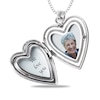 Thumbnail Image 3 of Sterling Silver Enamel I Love You Heart Locket Pendant - 18&quot;