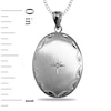 Thumbnail Image 4 of Diamond-Cut Oval Photo Locket Pendant - 18&quot;