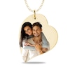 Thumbnail Image 1 of 10K Solid Gold Photo Heart Pendant - 18&quot;