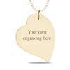 Thumbnail Image 2 of 10K Solid Gold Photo Heart Pendant - 18&quot;