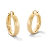 Thumbnail Image 1 of 10K Gold Bonded Square Hoops