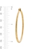 Thumbnail Image 3 of 10K Gold Bonded Diamond-Cut Hoops