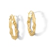 Thumbnail Image 1 of 10K Hollow Gold Twist Hoops