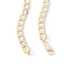 Thumbnail Image 2 of 10K Hollow Gold Beveled Curb Chain - 20&quot;