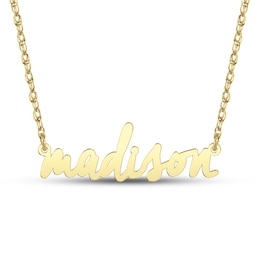 Personalized Lowercase Name Pendant - 16&quot; + 2&quot;