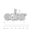 Thumbnail Image 3 of Sterling Silver CZ GOAT Necklace Charm