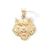 Thumbnail Image 1 of 10K Gold Tiger Head Necklace Charm