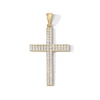 Thumbnail Image 1 of 10K Gold CZ Cross Necklace Charm