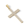 Thumbnail Image 4 of 10K Gold CZ Cross Necklace Charm