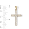 Thumbnail Image 5 of 10K Gold CZ Cross Necklace Charm