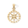 Thumbnail Image 1 of 10K Gold Open Compass Necklace Charm