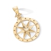 Thumbnail Image 2 of 10K Gold Open Compass Necklace Charm