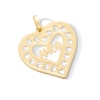 Thumbnail Image 1 of 10K Gold Amor Heart Necklace Charm