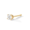 Thumbnail Image 1 of 14K Gold 1/10 CT. T.W. Lab-Created Diamond Stud - 18G 5/16&quot;