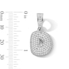 Thumbnail Image 3 of Sterling Silver CZ Bubble Initial Necklace Charm