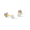 Thumbnail Image 1 of Child's 10K Gold 1/10 CT. T.W. Lab-Created Diamond Round Studs