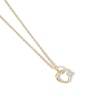 Thumbnail Image 2 of Child's 10K Gold 1/20 CT. T.W. Lab-Created Diamond Heart Pendant - 13&quot;