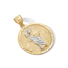 Thumbnail Image 4 of 10K Gold Diamond-Cut Saint Jude Two-Tone Necklace Charm