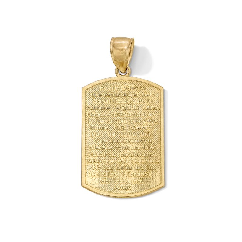 Main Image 4 of 10K Gold Spanish Prayer Cross Charm