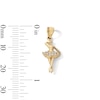 Thumbnail Image 3 of 10K Gold CZ Ballerina Necklace Charm