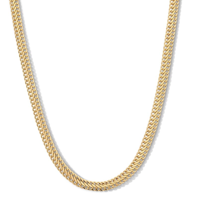 Main Image 1 of 10K Hollow Gold Sadusa Chain - 20&quot;