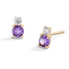 Thumbnail Image 1 of 10K Gold CZ Colorful Studs