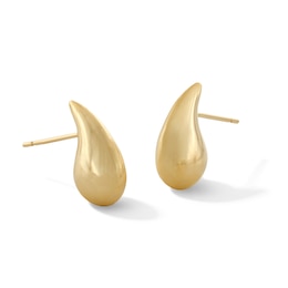 10K Gold Teardrop Studs