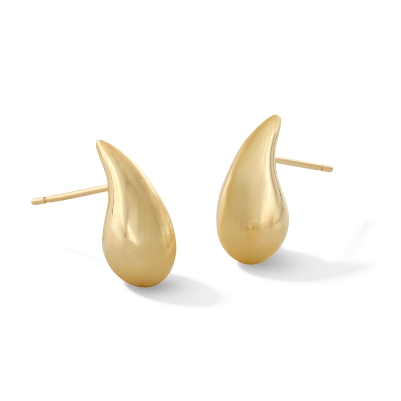 Main Image 1 of 10K Gold Teardrop Studs