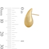 Thumbnail Image 2 of 10K Gold Teardrop Studs