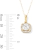 Thumbnail Image 3 of 10K Gold CZ Birthstone Pendant - 18&quot;