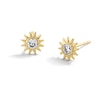 Thumbnail Image 1 of 10K Gold CZ Birthstone Sun Studs