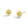 Thumbnail Image 1 of 10K Gold CZ Birthstone Sun Studs