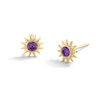 Thumbnail Image 1 of 10K Gold CZ Birthstone Sun Studs