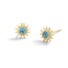 Thumbnail Image 1 of 10K Gold CZ Birthstone Sun Studs