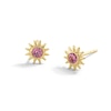 Thumbnail Image 1 of 10K Gold CZ Birthstone Sun Studs