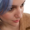 Thumbnail Image 2 of Stainless Steel Crystal Nose Stud and Ring Set - 18G