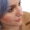 Thumbnail Image 3 of Stainless Steel Crystal Nose Stud and Ring Set - 18G